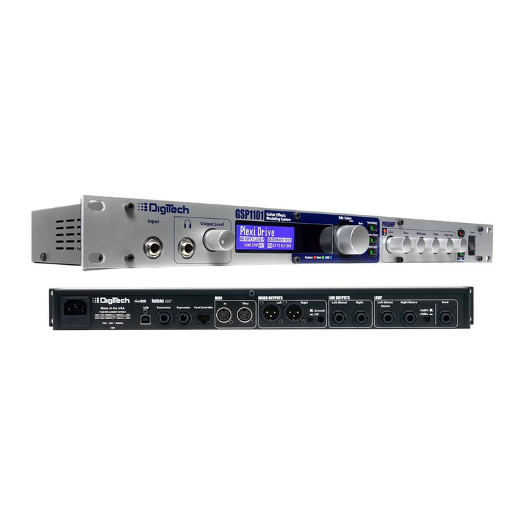 digi-tech GSP1101 owner's manual