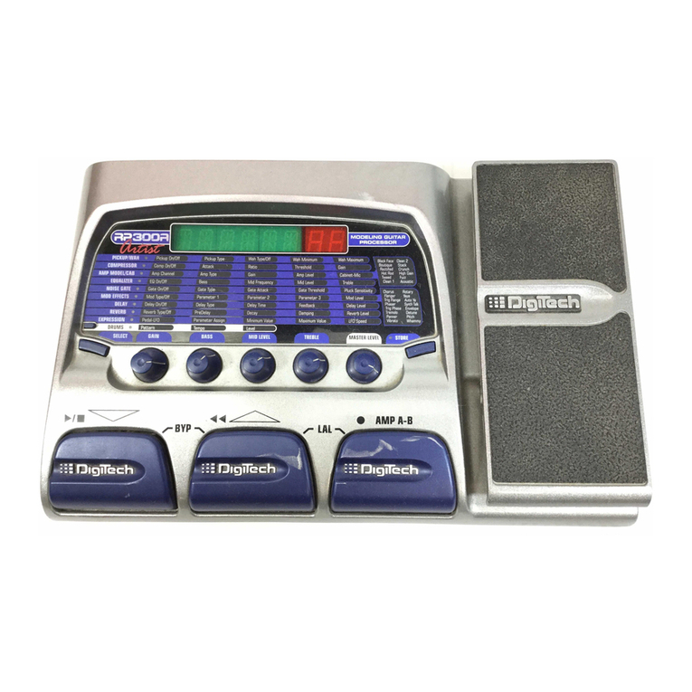 digi-tech Artist RP300A user guide