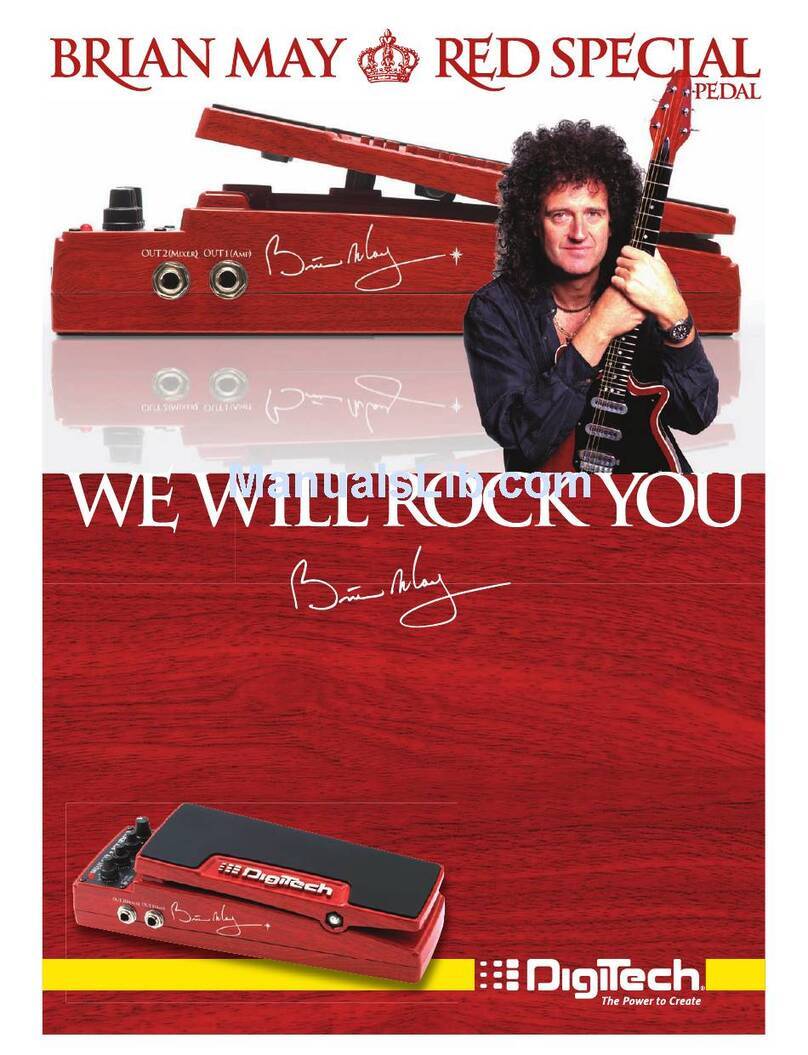 digi-tech Brian May Artist Series User manual digi-tech Brian May Artist Series User manual