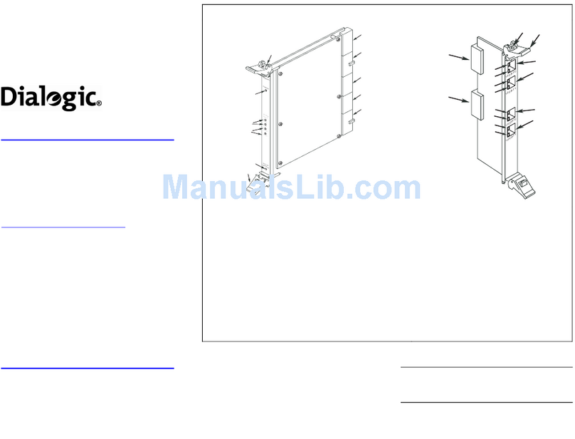 Dialogic IP Board IPT10000C Instructions for use