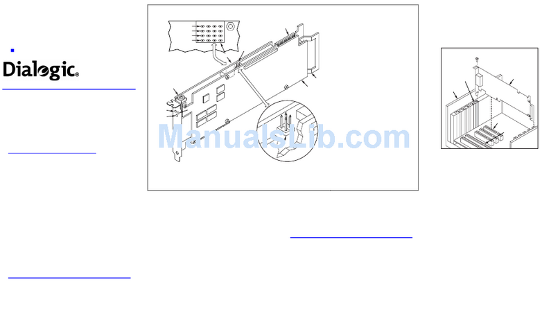 Dialogic DM3 Media Boards DM/V2400A-PCI Instructions for use