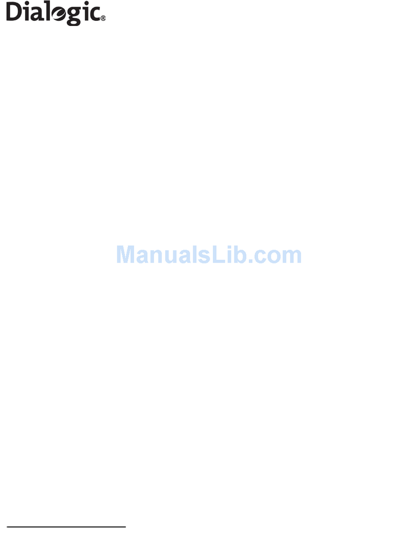 Dialogic SS7G21 User manual