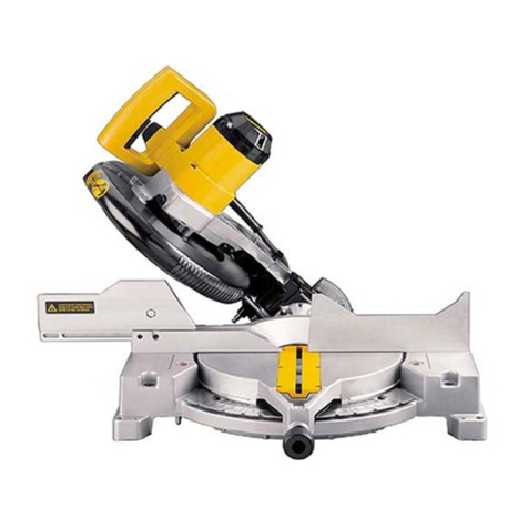 DeWalt 12" COMPOUND MITER SAW DW705 instruction manual
