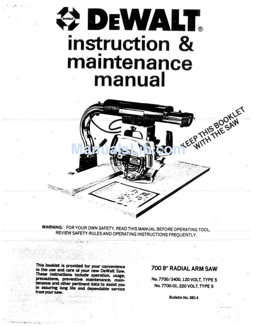 DeWalt 3400 Instructions for use