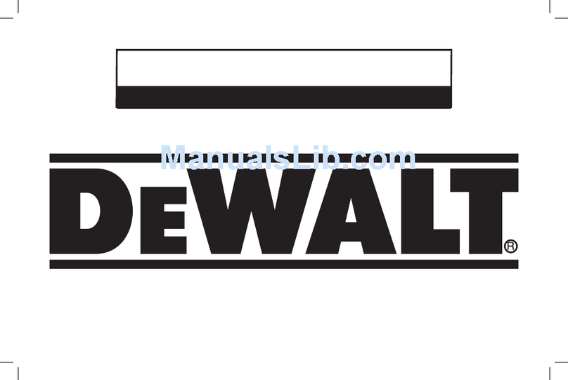DeWalt DP3700 User manual