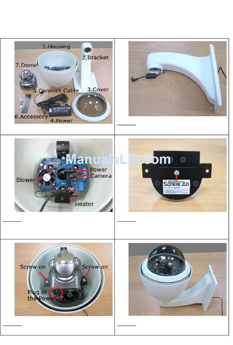 deXlan Outdoor Housing for Pan/Tilt IP Camera... User manual