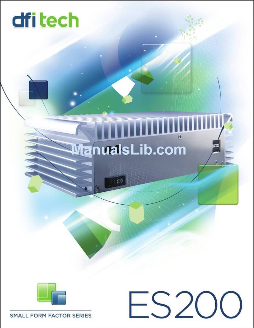 DFI ES200 Instructions for use