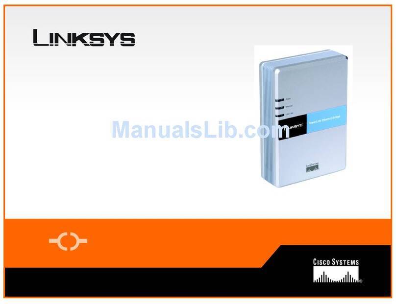 Linksys Instant PowerLine PLEBR10 User manual
