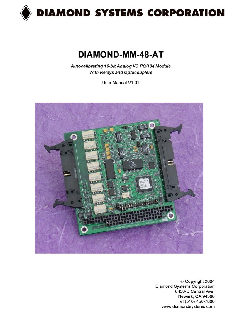 Diamond Systems DIAMOND-MM-48-AT MM-48-AT user manual