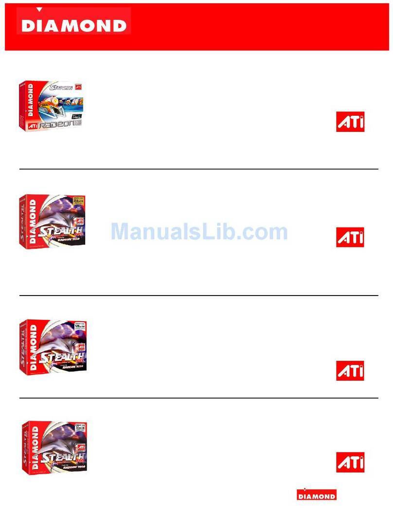 Diamond Multimedia Radeon S120AGP128-CN User manual