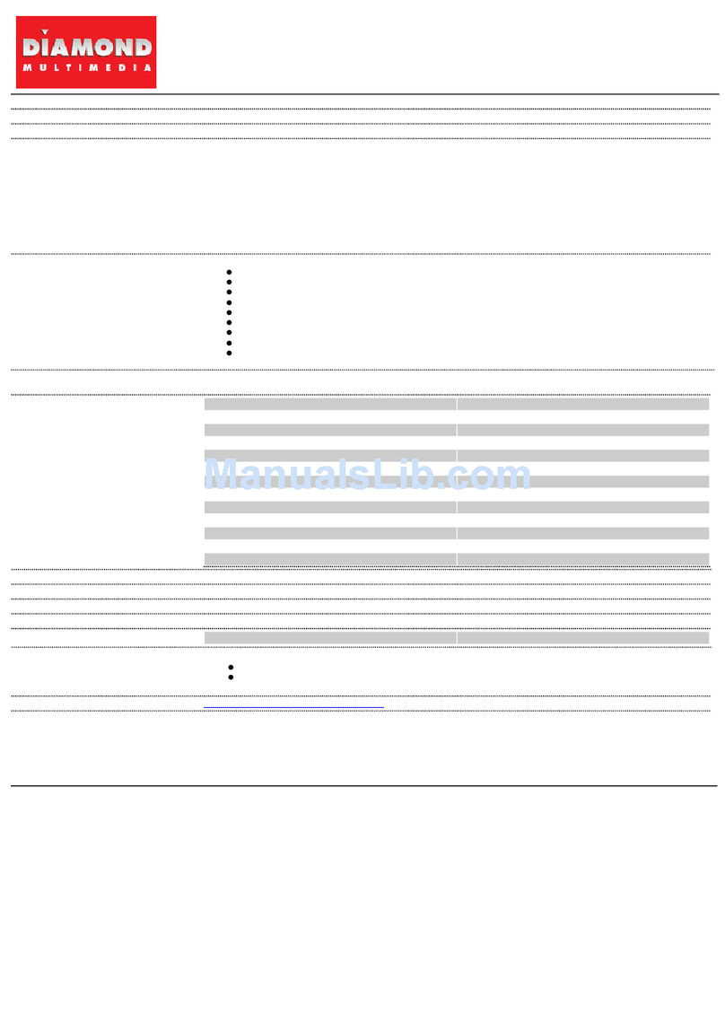 Diamond Multimedia MSP100B User manual
