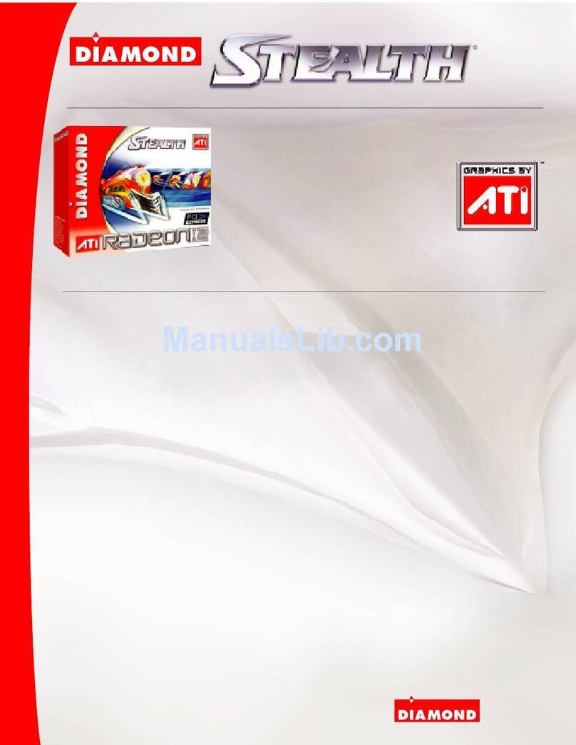 Diamond Stealth X300SE HyperMemory GX300SE128HM Specification sheet