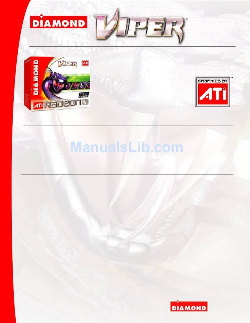 Diamond Multimedia Viper X700 Specification sheet Diamond Multimedia Viper X700 Specification sheet