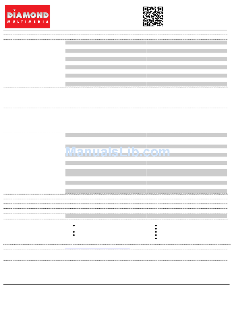 Diamond Multimedia SKU 4670PE31GDT User manual