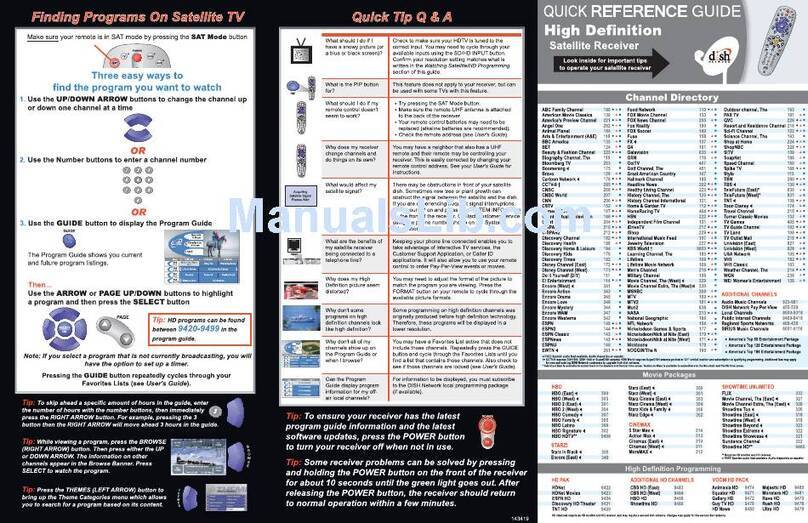 Dish Network 811 User manual Dish Network 811 User manual