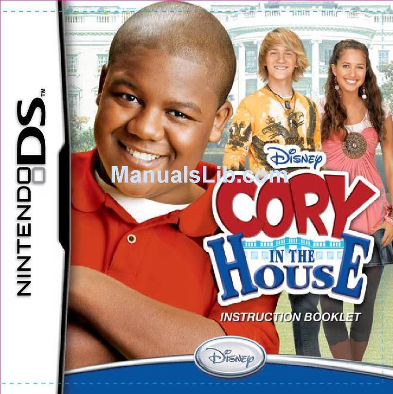 Disney Cory In The House for Nintendo DS User manual