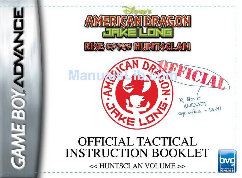 Disney American Dragon user manual