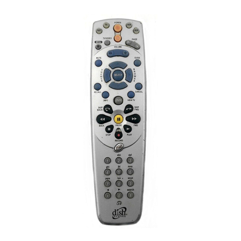 Dish Network Platinum Remote Control User manual