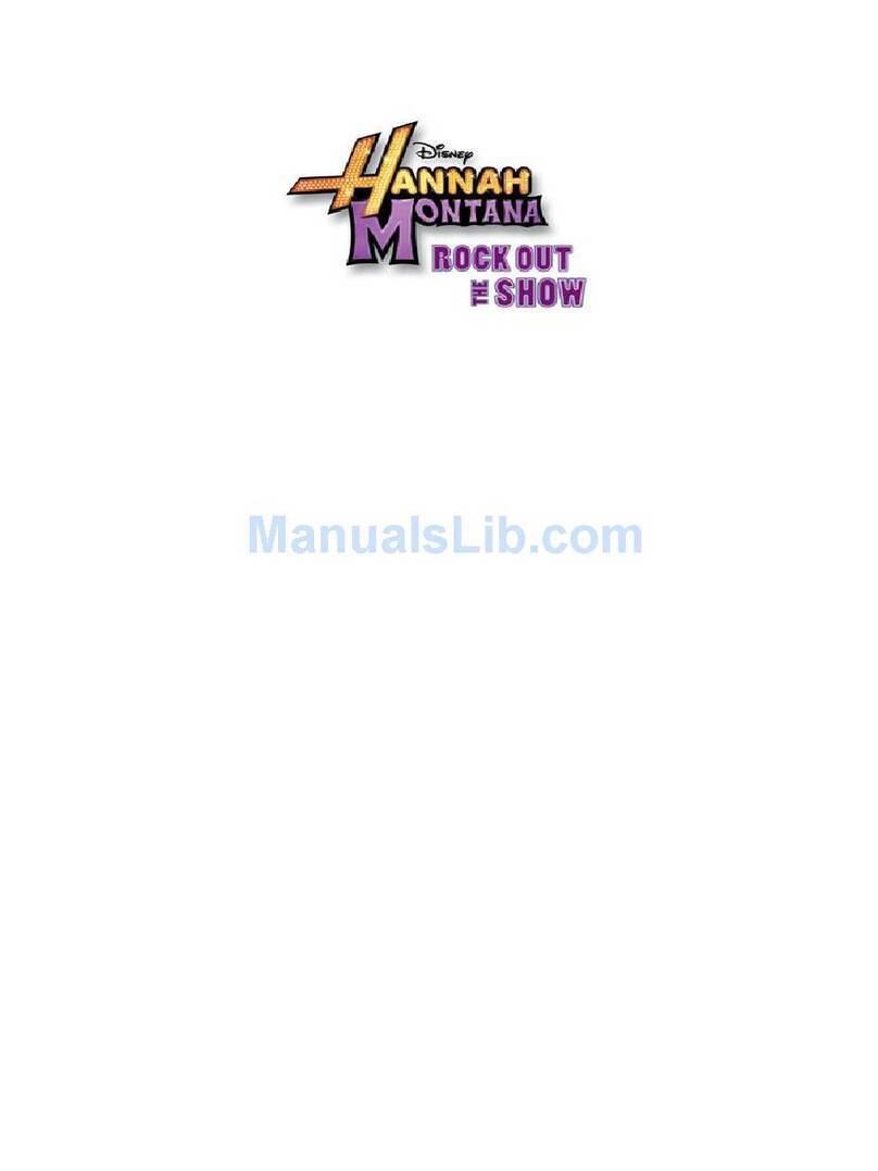 Disney Hannah Montana: Rock Out the Show owner's manual Disney Hannah Montana: Rock Out the Show owner's manual