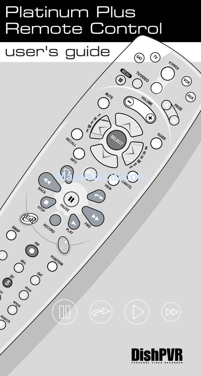 Dish Network Platinum Plus 121150 User manual