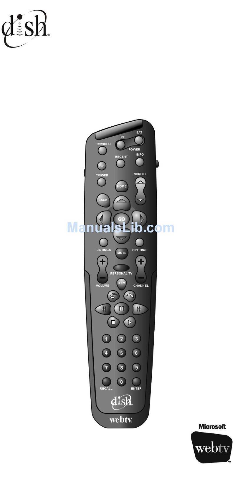 Dish Network DISHPlayer 500 user manual