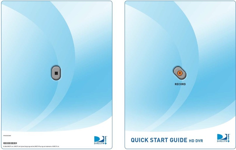 DirecTV HR20QSG0806 quick start guide