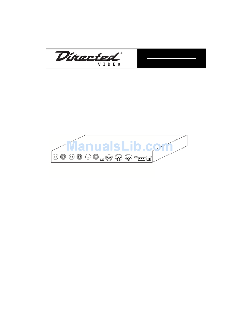 Directed Video MCB1000 Owner's installation guide