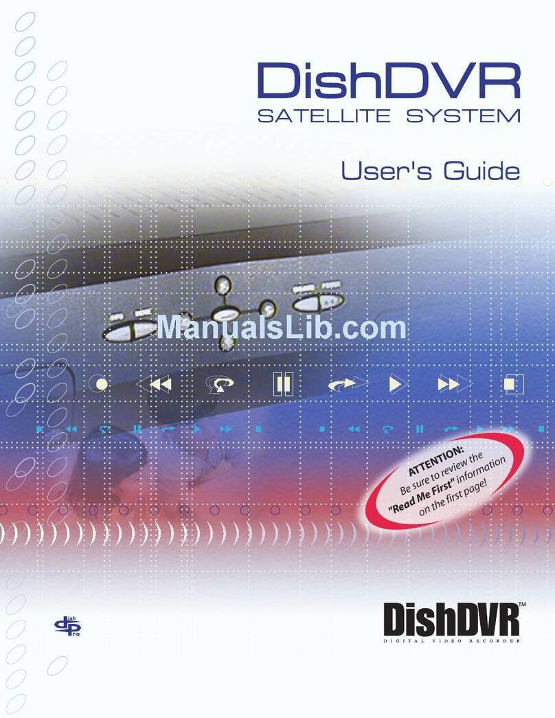 Dish Network DVR Satellite System User manual