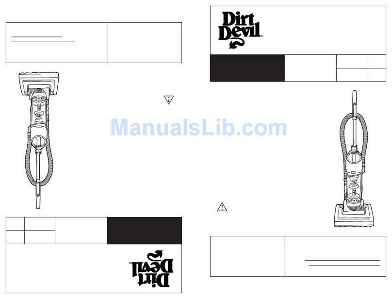 Dirt Devil 1-113217-000 User manual
