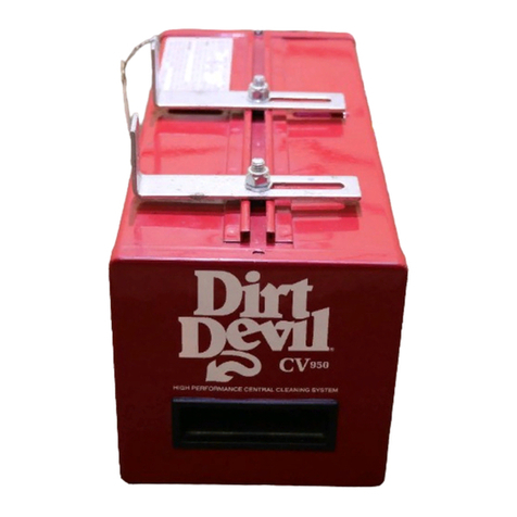 Dirt Devil Central Cleaning System for RV's CV950 owner's manual Dirt Devil Central Cleaning System for RV's CV950 owner's manual