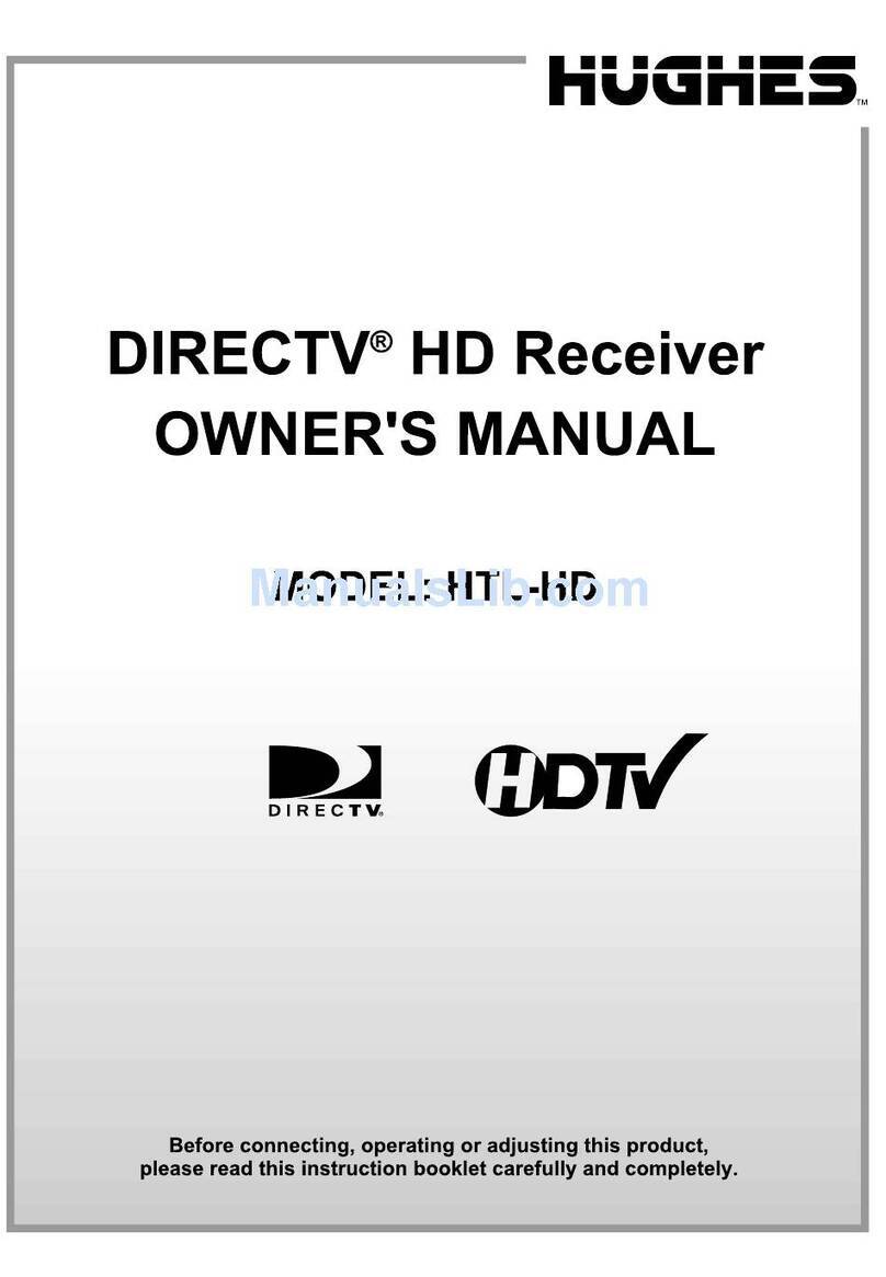 DirecTV HUGHES/ HTL-HD owner's manual