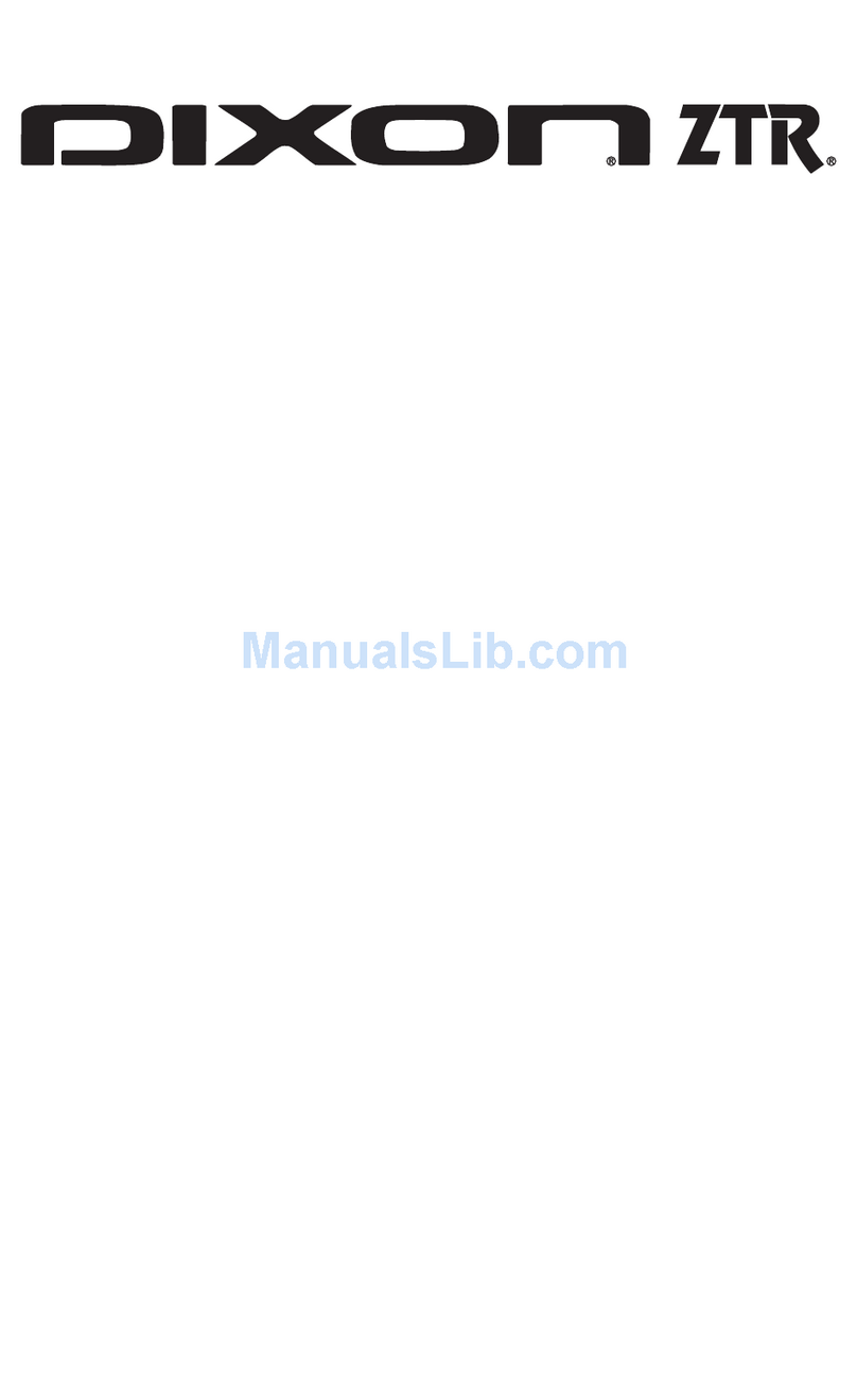Dixon BS/968999552 Operation and maintenance manual