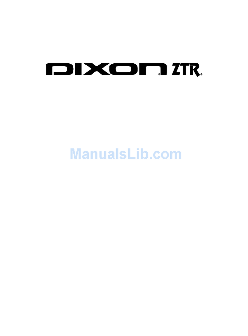 Dixon Black Bear 11249-106 Installation manual