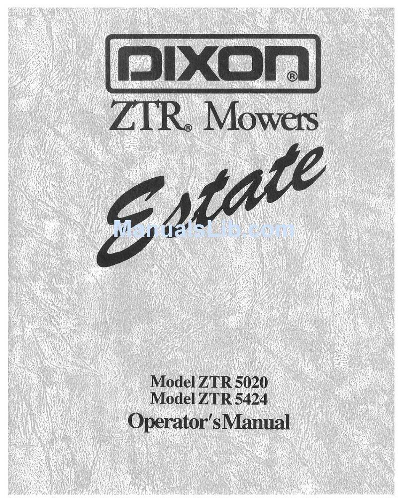 Dixon ZTR 5020 User manual