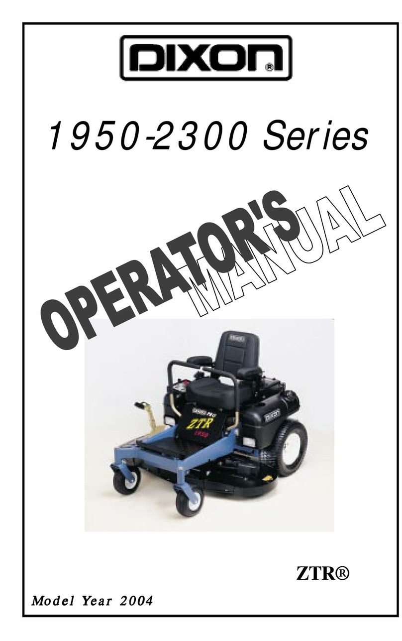 Dixon ZTR 1950-2300 Series Operator's manual