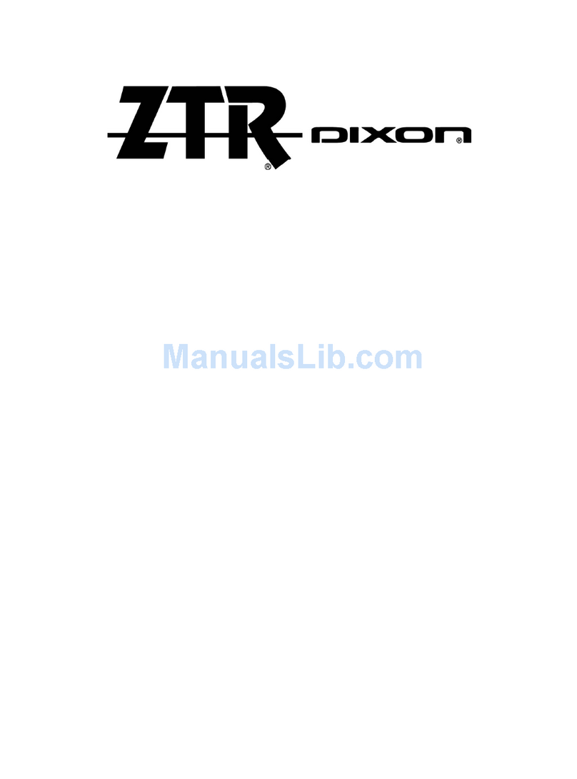Dixon ZEETERTM 14295-1005 Safety and operation manual