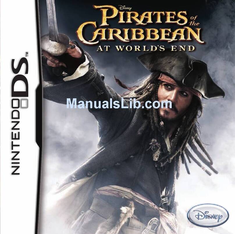 Disney Pirates of the Caribbean: At World's End... Instruction booklet