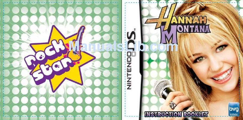 Disney Hannah Montana for Nintendo DS User manual