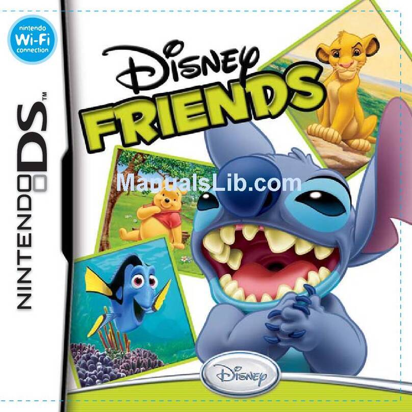 Disney Friends for Nintendo DS Instruction booklet