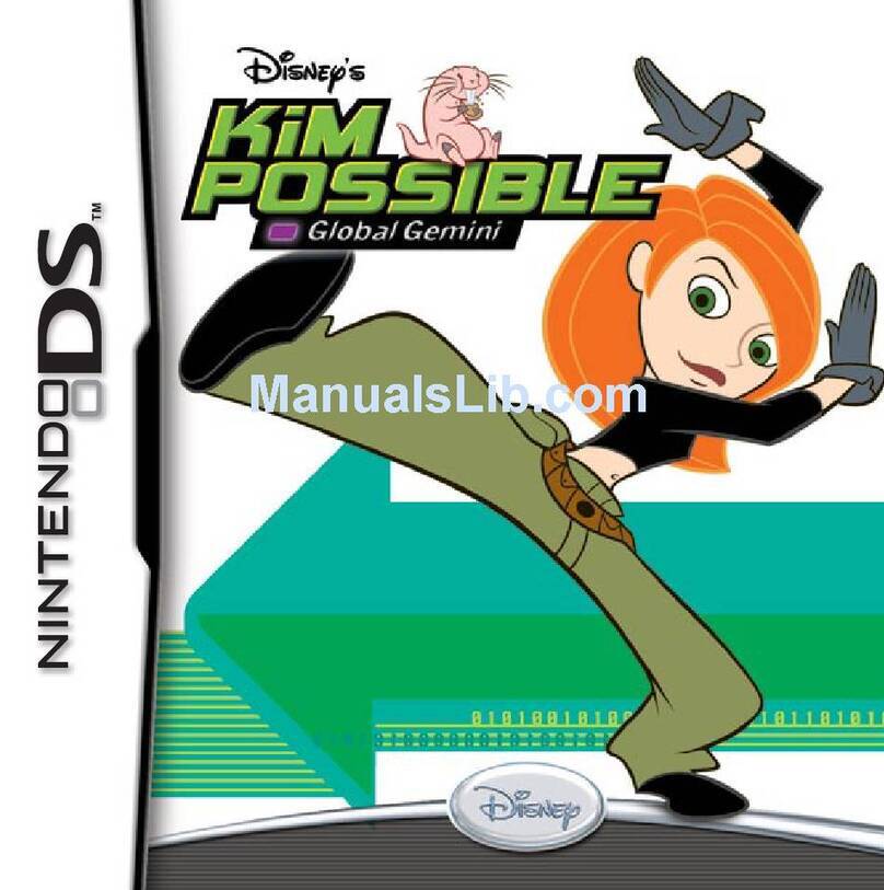 Disney Disney's Kim Possible: Global Gemini... Instruction booklet