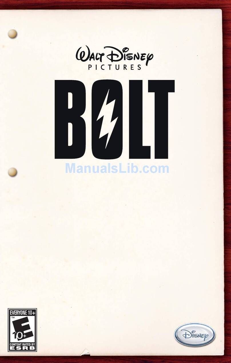 Disney Walt Disney Pictures Bolt 332 instruction manual Disney Walt Disney Pictures Bolt 332 instruction manual