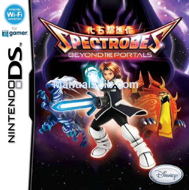 Disney Spectrobes: Beyond the Portals NTR-YV4E-USA Instruction booklet