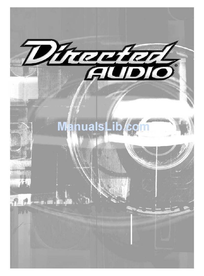 Directed Audio CSX-T User manual