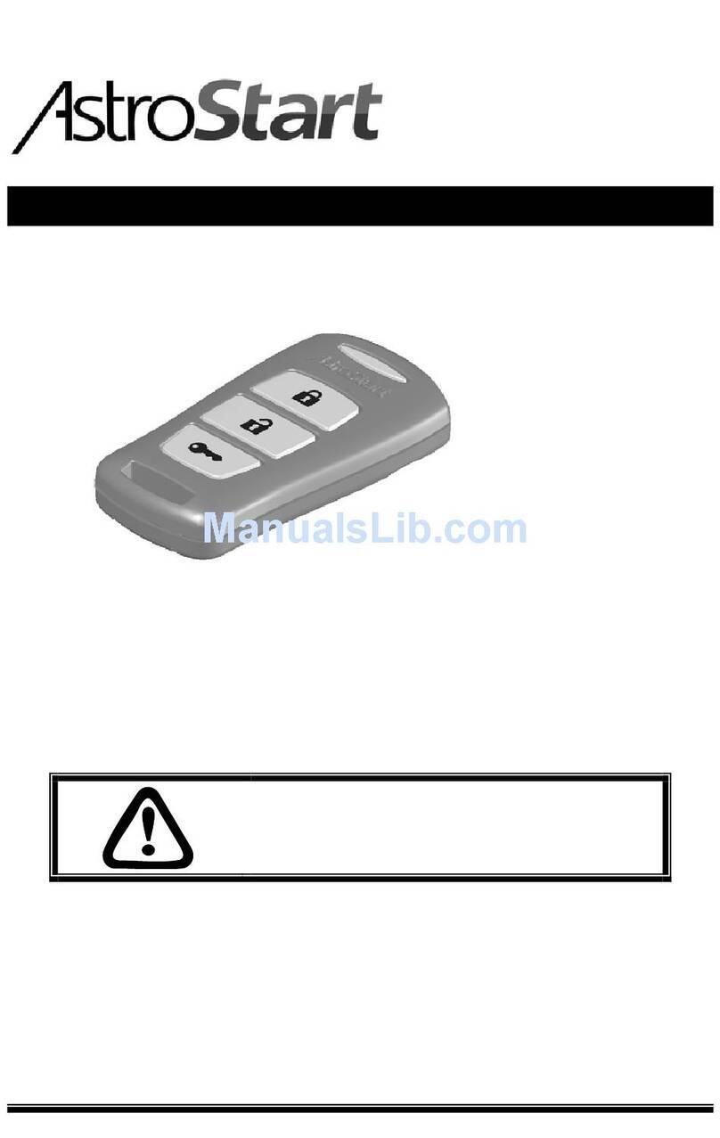 AstroStart RS-623 User manual