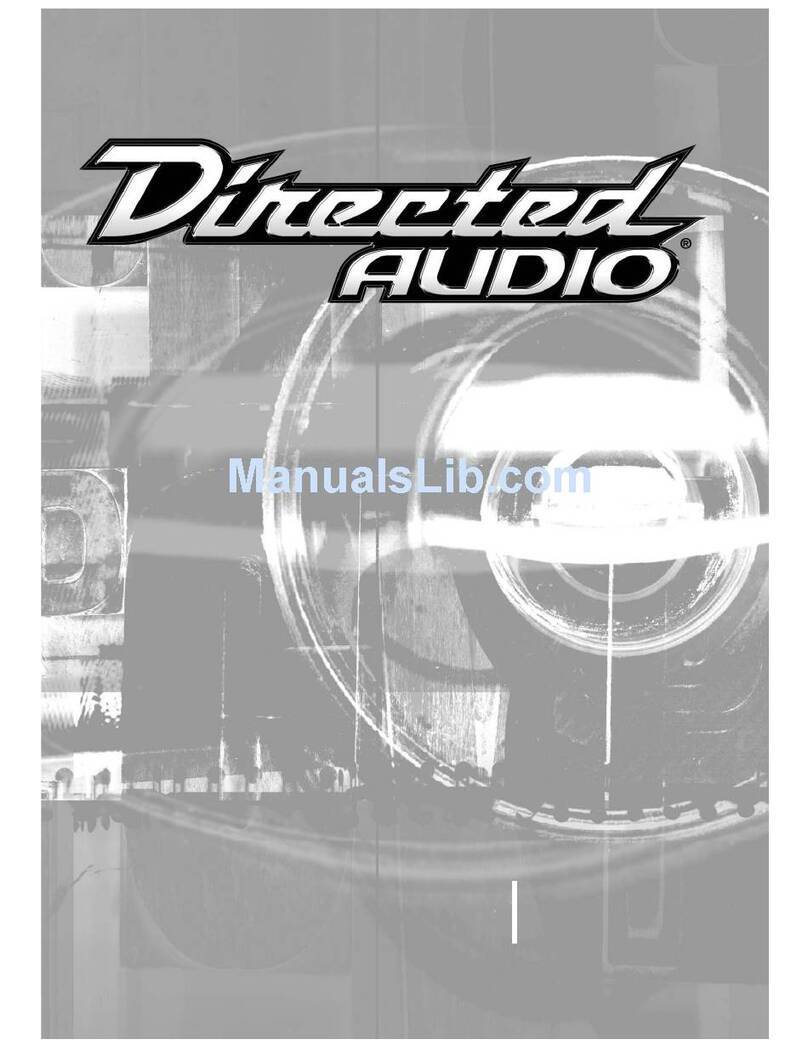 Directed Audio ORION D2400 owner's manual