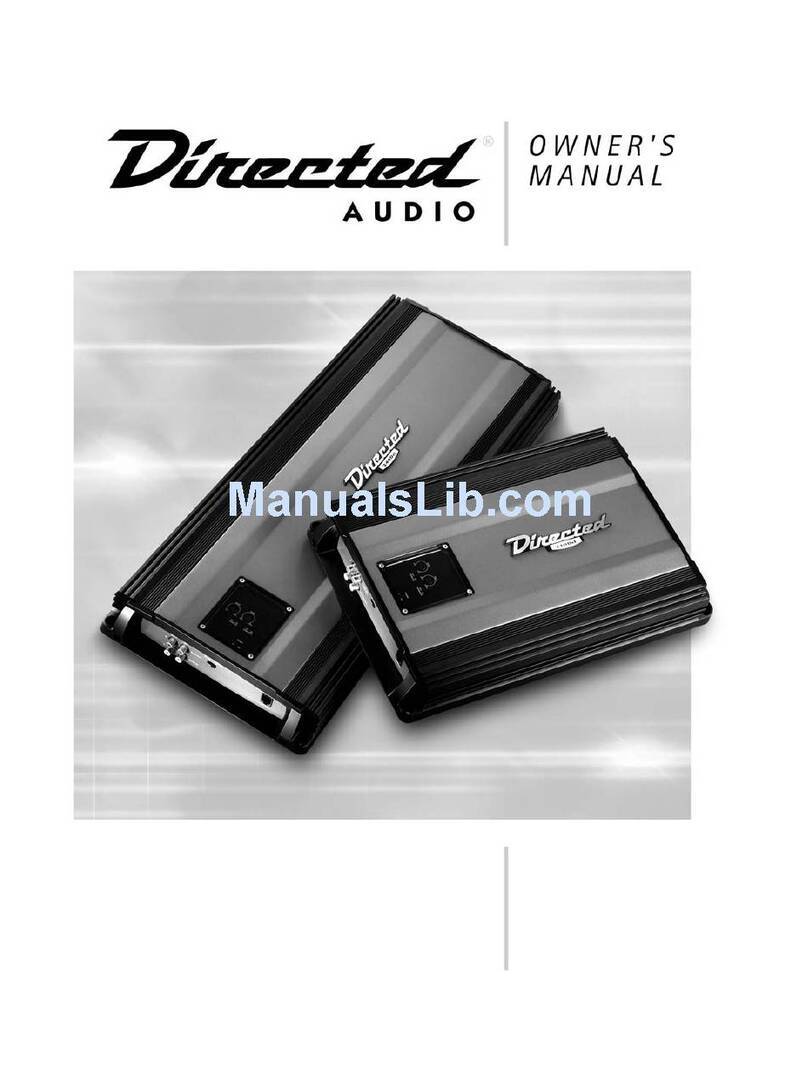 Directed Audio 600/4 owner's manual