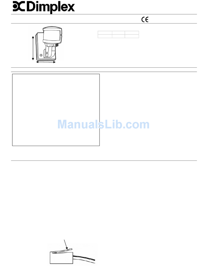 Dimplex DX4130 Installation and operating instructions