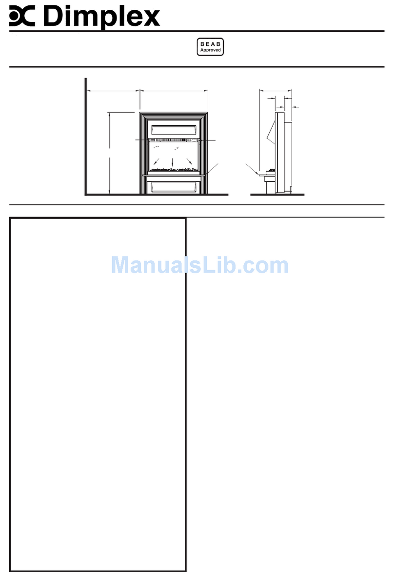 Dimplex Michigan Fire MCN20 User manual