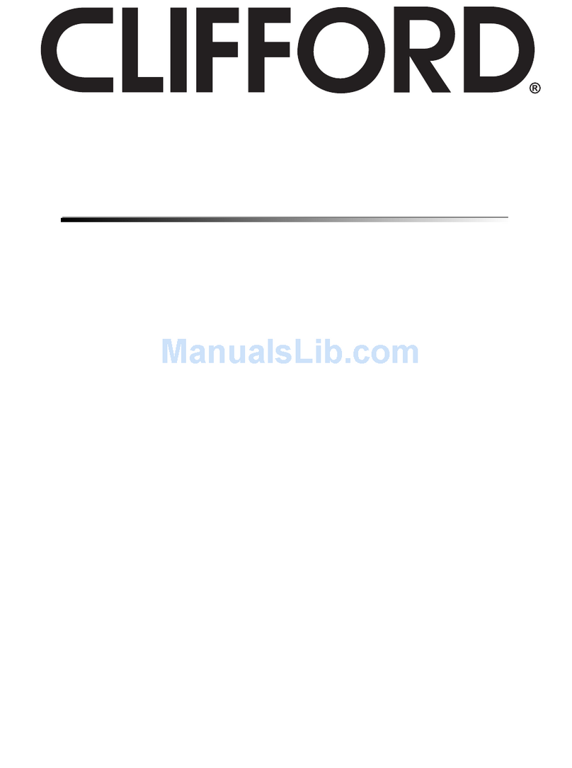 Directed Electronics Clifford 12.2X User manual