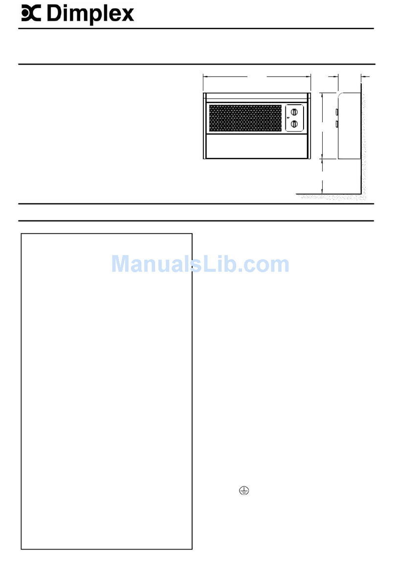 Dimplex WFC 3NB User manual Dimplex WFC 3NB User manual
